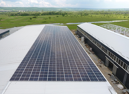 英国1MW屋顶太阳能项目