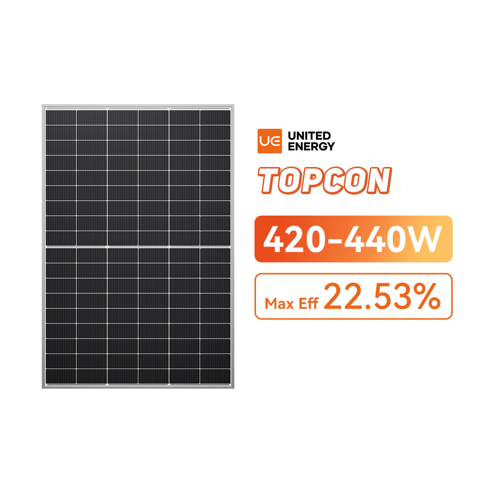 N型TOPCon 420-440W标准双面太阳能电池板