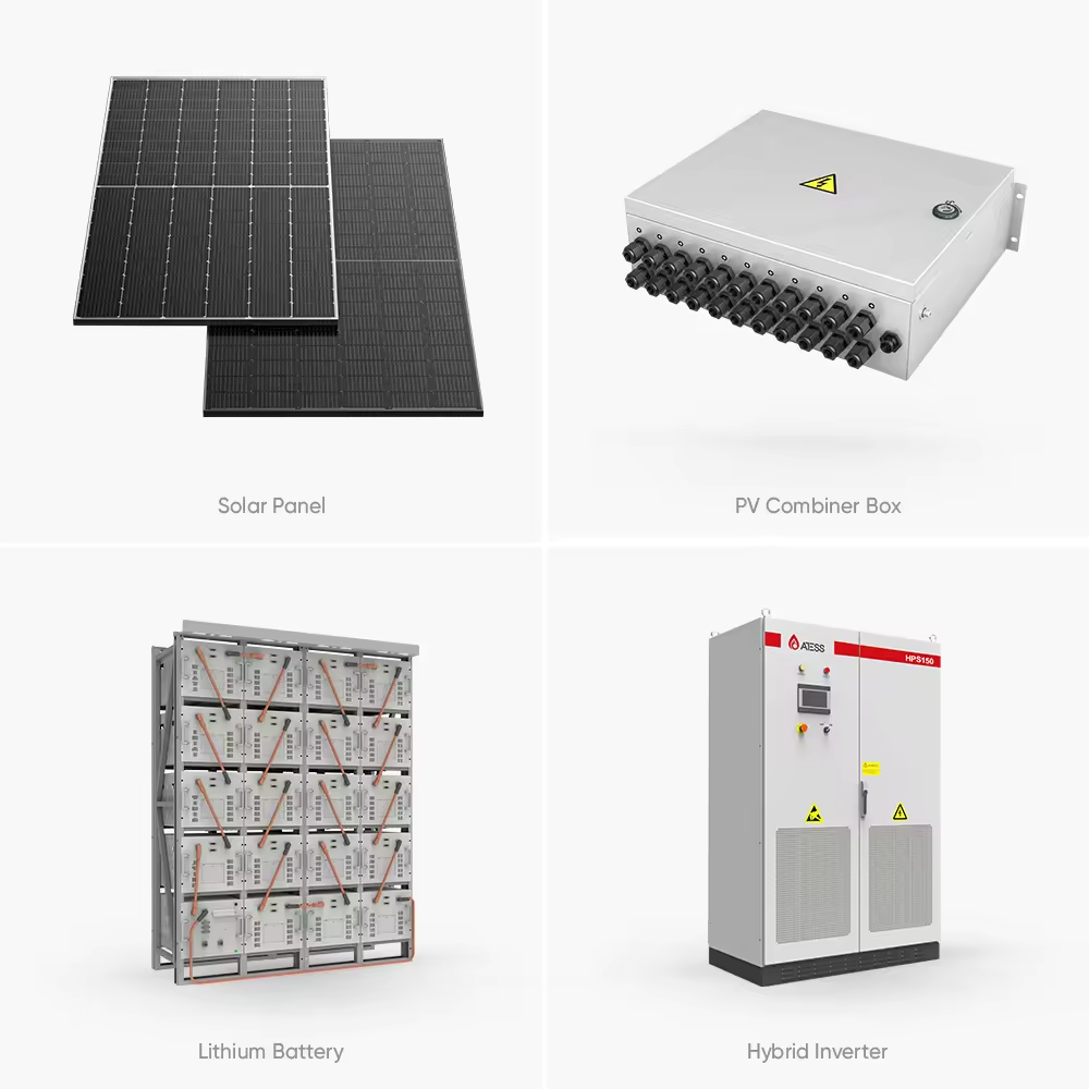 30-500KW混合太阳能发电系统解决方案